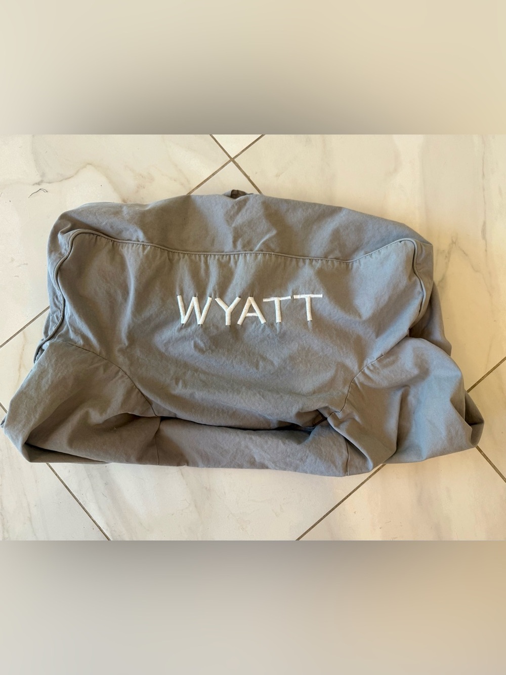 Pottery Barn Kids Anywhere Chair Slipcover with WYATT Embroidery